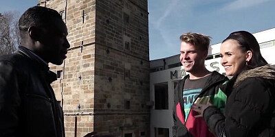Hardcore movie with fiery nymph from DFB Network