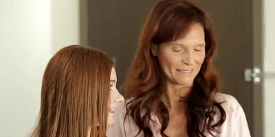 Redhead Mom And Teen Daughter Get Naughty With Cock