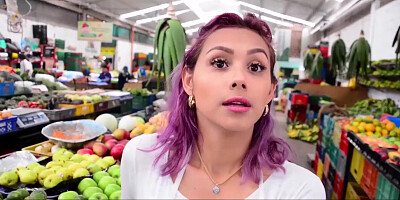 CARNE DEL MERCADO - Oiled up hard pickup and fuck with busty Latina Veronica Orozco