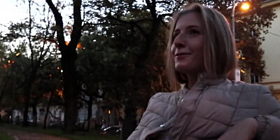 Naughty Ukrainian babe gets shagged hard by a perverted stranger