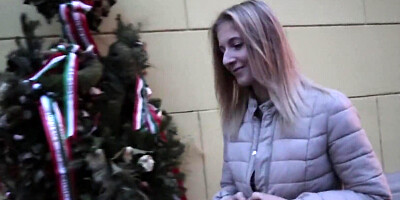 Naughty Ukrainian babe gets shagged hard by a perverted stranger