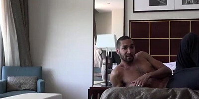 Stoya shows a lot of skills in this homemade FFM threesome