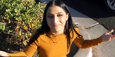 Dark haired Kaitlyn Katsaros is craving for a big veiny cock