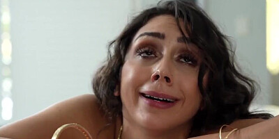 Naughty MILF Lilly Hall gets stepson's hard cock up the ass