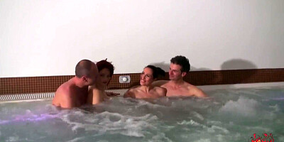 First Time in a Swinger Club for Hot Real Couple