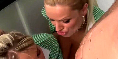 Two grocery shop ladies will have to bang their boss for a raise