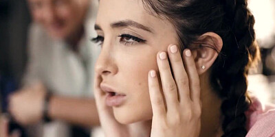 Blonde and brunette are shagged in this FFM threesome scene