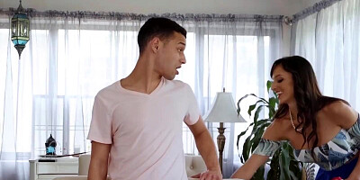 Johnny titfucked Lexi Luna before pounding her pussy with that cock