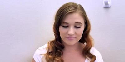 Step Dad Catches Step Daughter taking Nudes and Fucks her while Step Mom is out