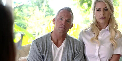 Naughty MILF shares her juicy stepdaughter with that gifted lover