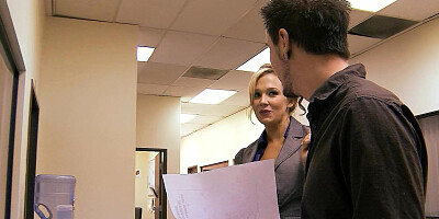 Big Butt and Boobs Cougar Office MILF seduce to Fuck by Big Dick Boy