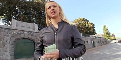 Cute Czech slut Tonya nailed in public