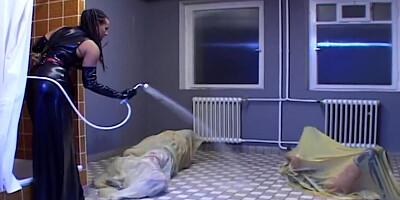 Weird fetish video featuring some intense BDSM thing