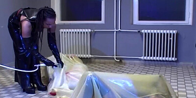 Weird fetish video featuring some intense BDSM thing