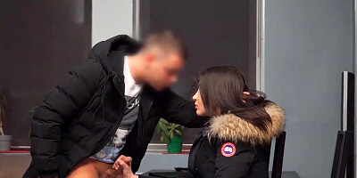 Russian girl spreads legs for the debt collector