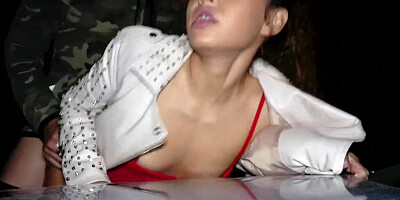 Adorable Latina is picked from the streets and asked for quick sex