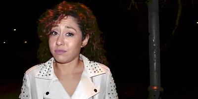 Adorable Latina is picked from the streets and asked for quick sex