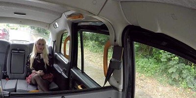 Fake Taxi Driver romps with European blonde MILF Petite Princess Eve