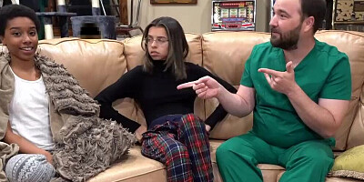 Step Into Doctor Tampas Body & Glove In While Aria Nicole Gets Surgical Treatment To Be Sterilized!