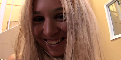 Parker Page gets her tight hole stretched with an enormous dong