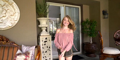 TEENFIDELITY Hannah Hays is A Georgia Peach in need of Cream-pie