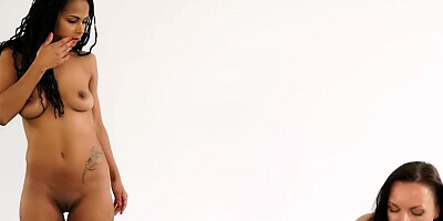 Sandra Sanchez and Isabella Chrystin are having girl on girl action