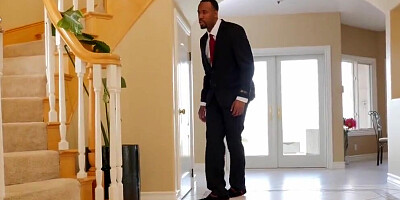 Cute teen sucks huge cock to revenge her rude stepmom