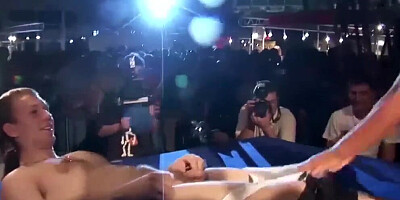 Amazing stripper picks a guy from the crowd and gives him a lapdance