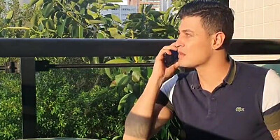 Chubby girl polishes that dick and balls before riding it