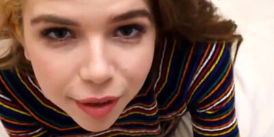 Slutty Step Sister Riding Brother Big Dick Pov