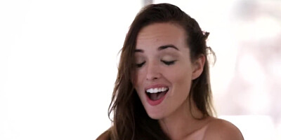 Nubile Films - Sexy Coed Gets a Mouthful of Cum