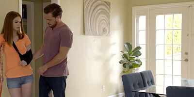 Injured Stepsis Pepper Hart Gets Fucked So Hard By A Perverted Stepbro