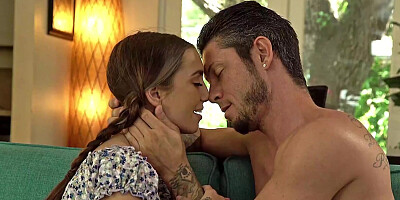 Lovely Bailey Base gets bonked hard by her tattooed bud