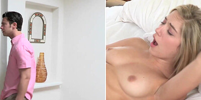 Brandi Love, Seth Gamble and Lia Lor in a steamy FFM 3some