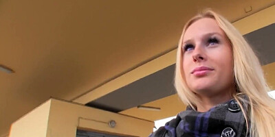 Gorgeous Czech Amateur is Paid Cash to Flash & Fuck in Public