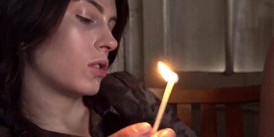 Kinky man butt-fucks his stepdaughter in a dirty basement