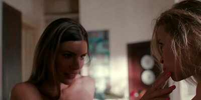 superb cougars Calibri Angel and Kitana Lure in scissoring action