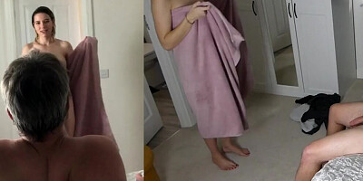 Charming amateur girl is fucked by anonymous guy in homemade video