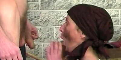 Extreme ugly granny has rough sex