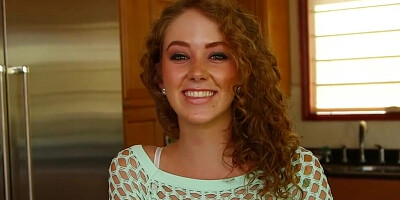 Brunette adores giving oral treatments to her boyfriend that include cock sucking and balls licking