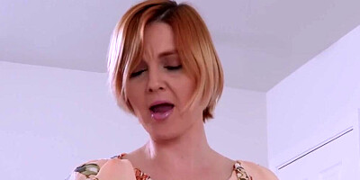 Horny Stepmom Plays Her Clits While Stepson Watch