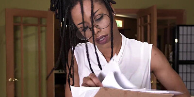 Submissived - Gorgeous Ebony Teen gets Tied up and Fucked