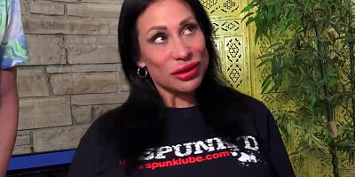 Mature Saleswoman Sheila Marie Ends up Gangbanged by Her Clients