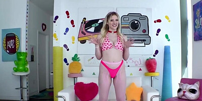 Melody Marks gets her tight ass stretched with a huge dong