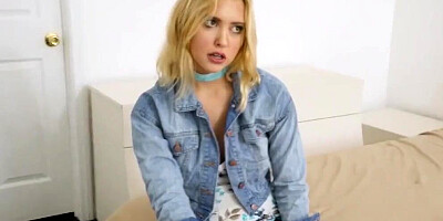 Horny lad plays with blonde's ass and fucks her anally