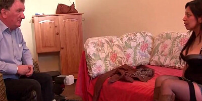 Slutty mom is fingered and ass-fucked in front of the camera