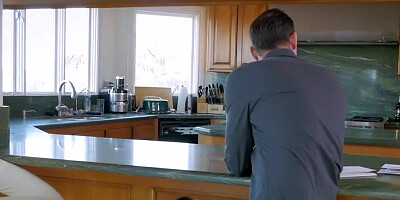 Family Strokes - Dirty Teen Step Daughter Seduces And Sucks Her Step Father's Cock During Breakfast