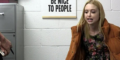 Two blonde shoplifters are strip-searched and fucked by security officer