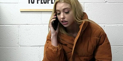 Two blonde shoplifters are strip-searched and fucked by security officer