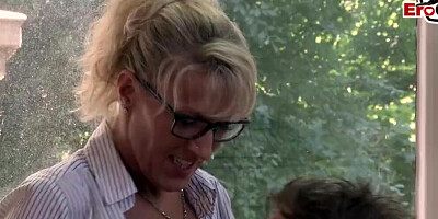 Busty MILF Lana Vegas is fucked by her horny co-worker